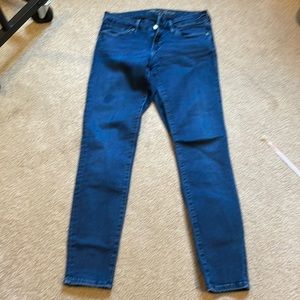 Mavi Womens Skinny Jeans Dark Denim